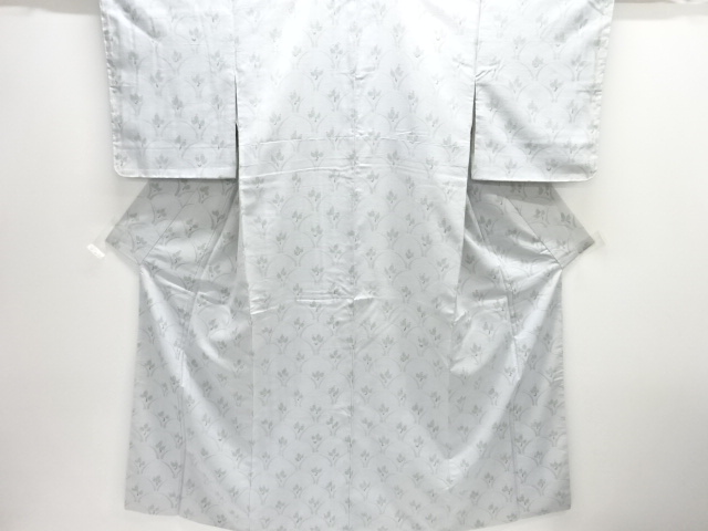 JAPANSE KIMONO / ANTIQUE KIMONO / SILK / TSUMUGI / YOUNG PINE & SEIGAIHA